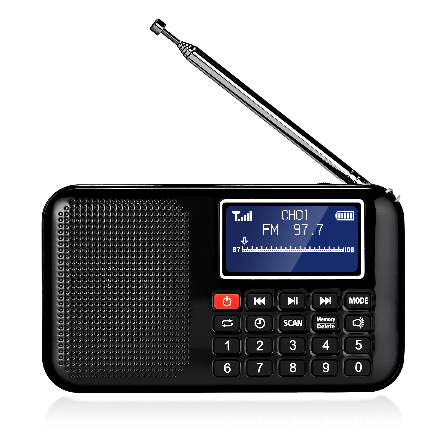 Raddy RF28 Digital Tuning FM Radio | Portable MP3 | Flashlight | Sleep Timer | Support TF Card USB Drive - Radioddity