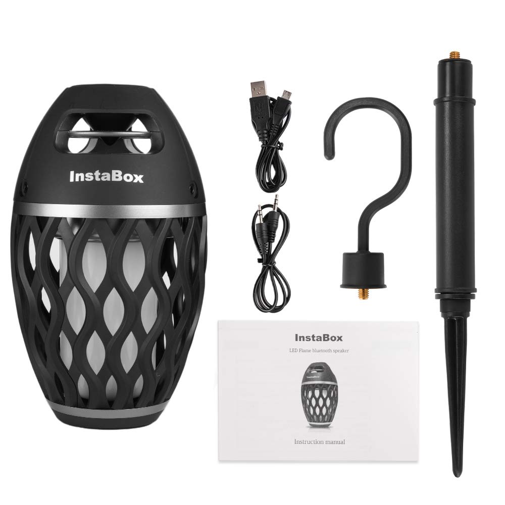 InstaBox FS18 Firestarter LED Flame Speaker Bluetooth 4.2 [DISCONTINUED] - Radioddity