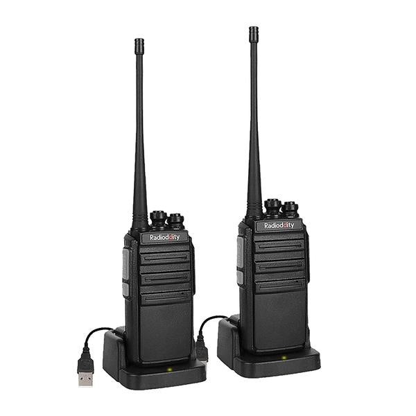 GA-2S UHF Long Range USB Two way Radio [2/4/6 Packs] - Radioddity