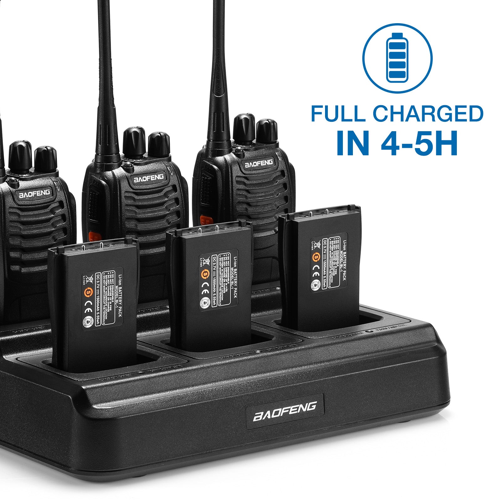 BF-888S Series Six Way Charger - Radioddity