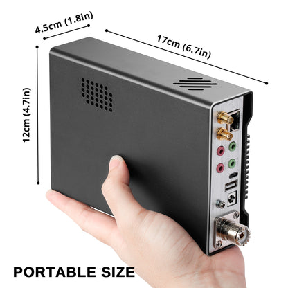 Radioddity QR20 SDR Radio | Full Band CW SSB RTTY AM FM DMR | 100kHz to 2GHz | Auto Antenna Tuner | Max 20W [DISCONTINUED] - Radioddity