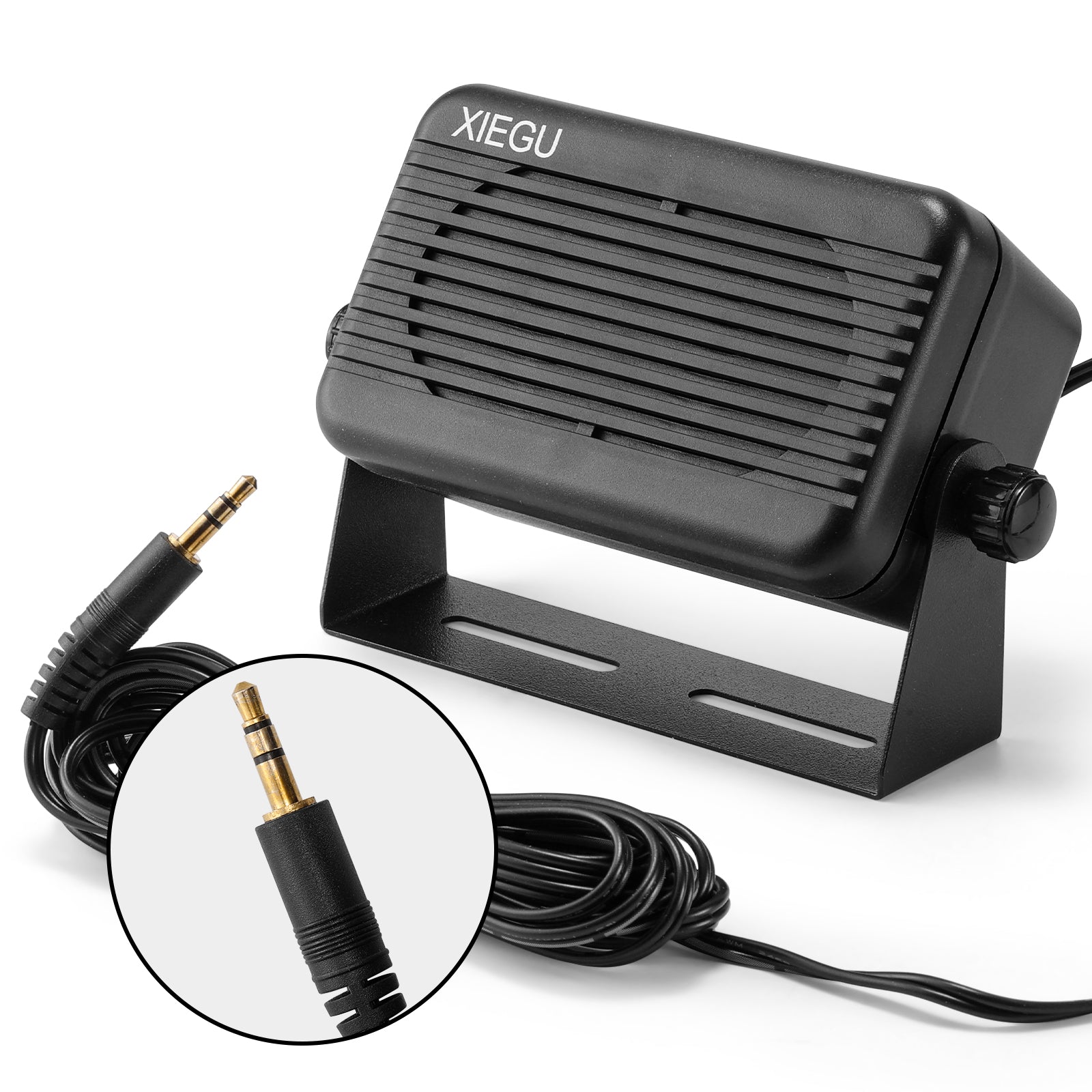 Xiegu GY03 External Speaker | 3.5mm | Stereo Sound | for CB Mobile HF Radios - Radioddity