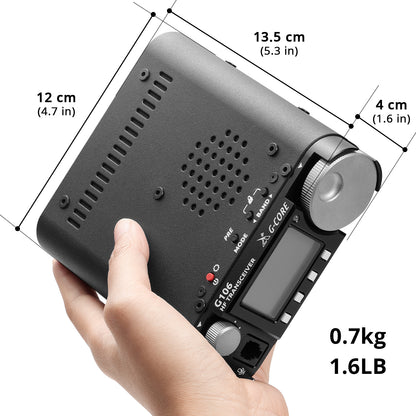 Xiegu G106 SDR HF Transceiver | 5W QRP Radio | SSB CW AM WFM | Support FT8 | Data Mode - Radioddity