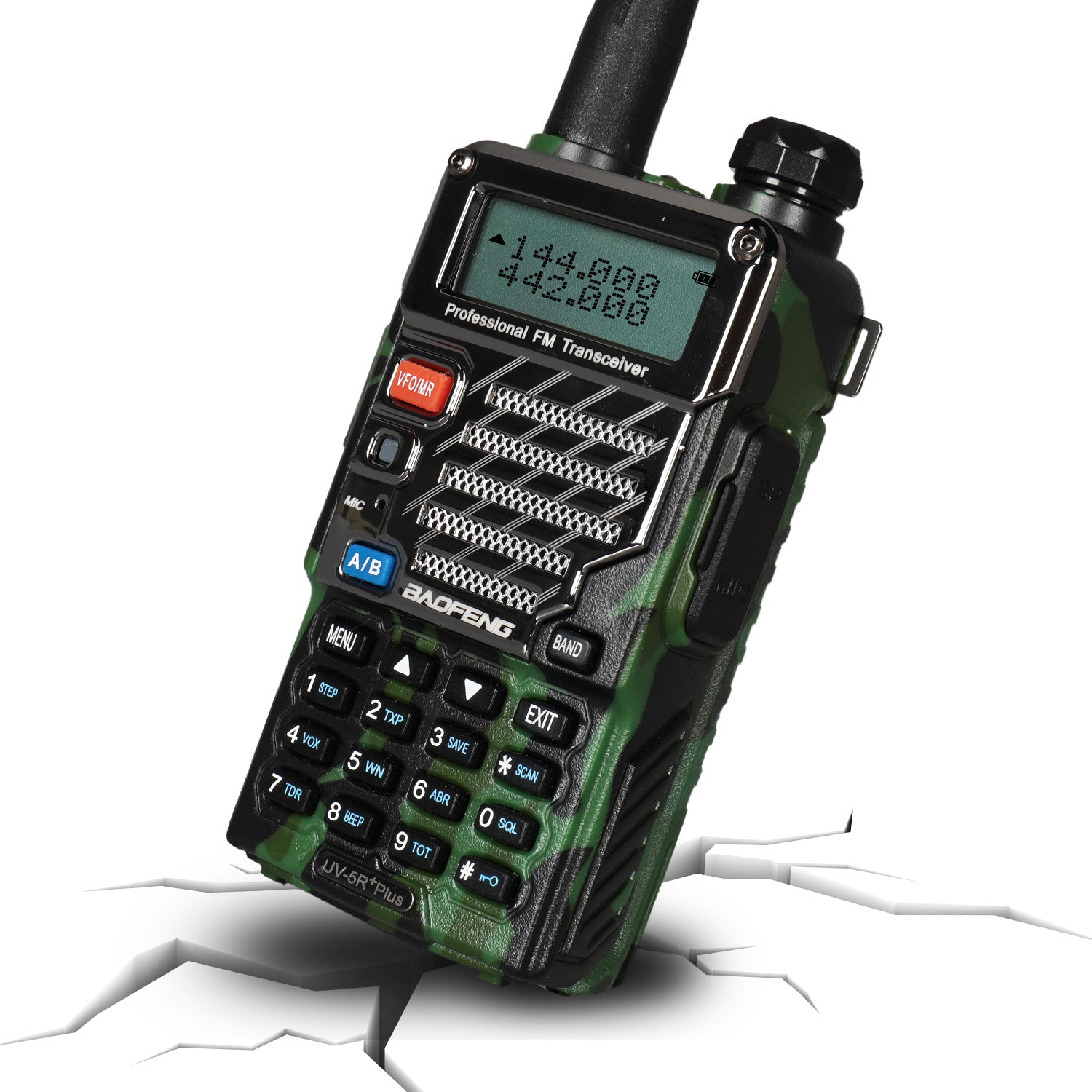 Baofeng UV-5R PLUS [5 Colors] | DUAL BAND | 4/1W | 128CH | FLASHLIGHT - Radioddity