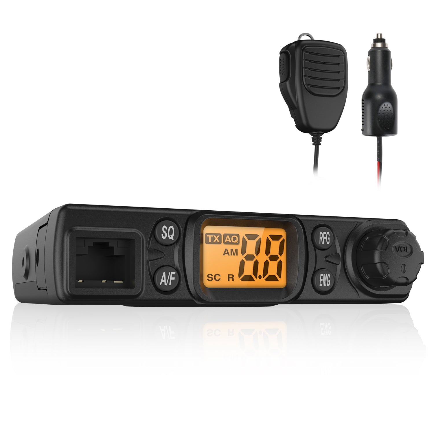 Radioddity CB-27 CB Radio Mobile Radio  | AM/FM | 4W | 40/80 Channel - Radioddity