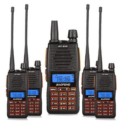 Baofeng GT-5TP | Dual Band | Tri-Power | Dual PTT | Up to 8W [5 Packs] - Radioddity