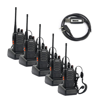 Baofeng BF-888S [5 Pack + Cable] - Radioddity