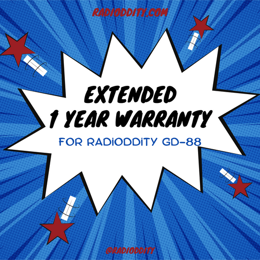 Extended 1 Year Warranty for GD-88 - Radioddity