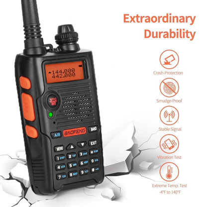 Baofeng x Radioddity UV-5R EX | Dual Band | 5W | FM Radio | VOX | Chirp - Radioddity