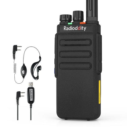 Radioddity GD-77S DMR | Dual Band | 5W | 2 Time-slot DMR | 2200mAh | with Cable - Radioddity