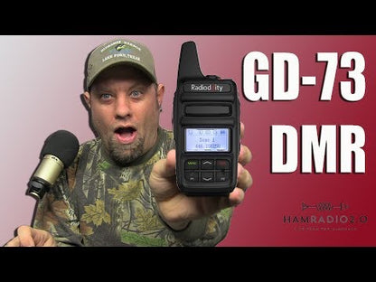 Radioddity GD-73A/E | DMR | UHF/PMR | USB Program & Charge | 3600mAh | SMS | Hotspot Use [DISCONTINUED]