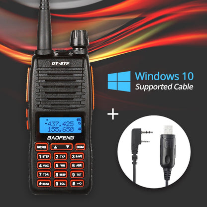 Baofeng GT-5TP Two-Way Radio + Programming Cable - Radioddity