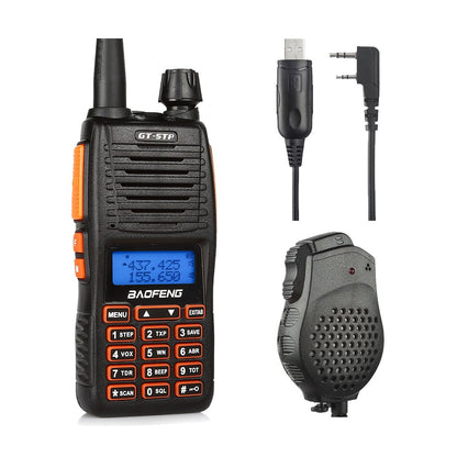 Baofeng GT-5TP Two-Way Radio + Programming Cable + Speaker - Radioddity