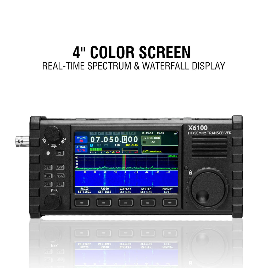 Xiegu X6100 HF Transceiver | Full Mode SDR | ATU | Battery | SWR